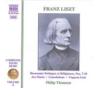 Thomson - LISZT: Harmonies Poetiques et Religieuses Nos. 7-9 / Consolations / Ave Maria