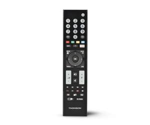 Thomson Remote Control for Grundig TVs Ready to Use Learning Simple Mode Illuminated Buttons Infrared IR Remote Control Black