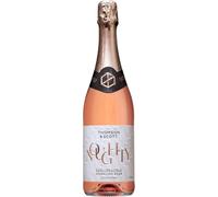 Thomson & Scott Noughty Organic Sparkling Rosé Alcohol Free Wine 750ml | Alcohol-free Alternative to Prosecco and Champagne | Finest Non Alcoholic Wines