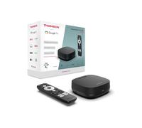 Thomson Streaming Box 270UK Plus - 4K UHD, Built-in Speaker & Voice Control, Google TV, Netflix, Disney+, 32GB, Chromecast Built-in