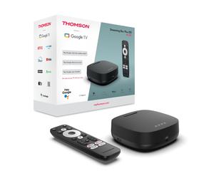 Thomson Streaming Box 270UK Plus, Built-in Speaker for Voice Control,