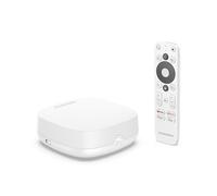 THOMSON Streaming Box Plus 270 White, Google TV, 4K UHD, Built-in Speaker for Hands Free Voice, Google Cast, Netflix, Disney+, Wi Fi, Multi Plug Power Adapter, 3 GB RAM, 32 GB Storage