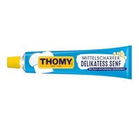 Thomy Medium Hot German Mustard, 6 x 200 ml