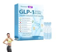 Thonesr GLP-1 Seven In one Health Solution Oral Liquid, Advanced GLP-1 Oral Liquid, Thonesr GLP-1 Drops, GLP-1 Oral Solution, GLP-1 Peptide Complex Serum, Natural Plant Extract (1 Box)
