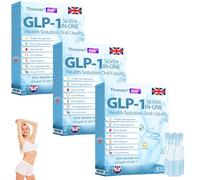 Thonesr GLP-1 Seven in one Health Solution Oral Liquid, Advanced GLP1 Oral Solution, Multi-Action GLP-1 Oral Liquid, Natural Thonesr GLP1 Seven in One Drops for All Men and Women (3 Pack)