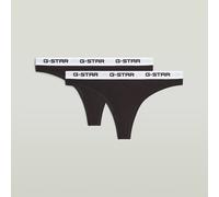 Thong Brief 2-Pack - Black - Women XS