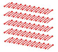 Thonlai 100pcs L70 Trimmer Head Blades, Super Toughness Replacement Blades for Lawn Mower, with 12x7mm Hole Diameter, Convenient Install Garden Trimmer Accessory
