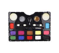 Thonlai 12 Color Face Paint Palette for Kids, Water Based Face Body Paint