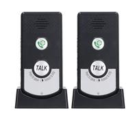 Thonlai 2 Way Voice Intercom, Super Wireless Intercomunicador with Rechargeable Battery and Intercom Light, for Household Office Laboratory Use