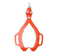 Thonlai 21 Inch Log Tongs, Heavy Duty Carbon Steel Logging Grapple with 2 Serrated Claw Hook for Trucks ATVs Tractors Forestry Ranching