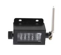 Thonlai 5 Digit Mechanical Resettable Pull Stroke Tally Counter, Manual Hand Pull Counter, Industrial Counting Tool with Rotating Return to Zero Device for Press Printing Machine