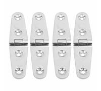 Thonlai Boat Hinge, 316 Stainless Steel Rust Proof Marine Hinge with Polished Surface, for Yacht Fiberglass Yacht Inflatable Yacht Commercial Yacht (103mm*27mm)