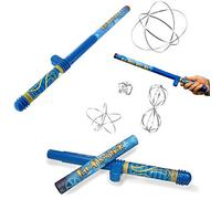 Thonlai Fun Fly Stick, Electric Static Wand Science Kit, Magic Education Amazing Levitation Wand with 10pc Flying Shapes (Blue)
