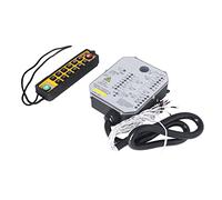 Thonlai Hoist Crane Remote Control, Single Handle ABS Pure Copper Cable LED Indicator, with Anti Drop Proof, for Cranes Conveyors Mining Equipment Concrete Pumps (ABS+Copper 2)