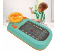 Thonlai Kids Steering Wheel, Interactive Driving Simulation with Music Horn Sounds for Boys Girls Age, USB Rechargeable, Educational Birthday Toddlers