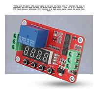 Thonlai Multifunction Infinite Loop Timing Relay Module, 0.1s-270h | PCB Material, 18 Timing Modes, 10A Load Capacity, 5V/12V/24V DC Input, NO/NC/COM Terminals
