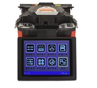 Thonlai Optical Fibre Splicer Fibre Optic Splicing Machine Welding Machine Automatic 5in High Resolution Screen 400X Magnification with Fast Welding for FTTH Se (UK Plug 100-240V)