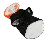 Thonlai Pet Dog Plush Coat with Halloween Pumpkin Pattern for Small (XL)