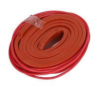 Thonlai Silicone Heating Belt, Soft Insulation Flexible Heater with Excellent Heat for Oil Pipe Air Conditioning Compressor Engine 15x1000mm 40W (DC24V)