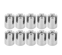 Thonlai Stainless Steel Cross Cable Clamp, 10-Pack for 90-Degree Wire
