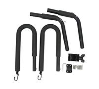 Thonlai Surfboard Bike Rack, Heavy Duty Aluminium Alloy Bike Surf Rack with EVA Protective Foam for Road Mountain BMX Bikes