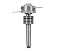 Thonlai Wood Lathe Chuck, 3 Jaw Self Centering Adjustable MT2 Arbor Shank, 10-35mm Clamping Range for Mini Lathe, Aluminum Alloy Woodworking Tools