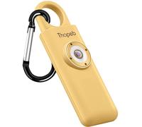 Thopeb Personal Alarm for Women- Extra Loud Siren and LED Strobe Light Original Self Defense Siren and Key Chain, Helps Elders & Womens & Kids Emergency Call (Metallic Gold)