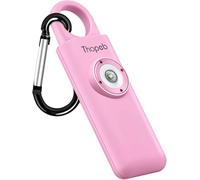 Thopeb Personal Alarm for Women- Extra Loud Siren and LED Strobe Light Original Self Defense Siren and Key Chain, Helps Elders & Womens & Kids Emergency Call (Pink)