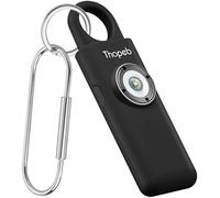 Thopeb Personal Safety Alarm for Women by Self Defense Keychain -135dB Siren, Strobe Light and Key Chain in 4 Pop Colors -Rechargeable