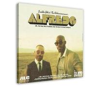 THOPRR Freddie Gibbs & The Alchemist - Alfredo Music Album Poster Canvas Poster Wall Art Decor Print Picture Paintings for Living Room Bedroom Decoration 20x20inch(50x50cm)