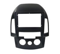 THOQUP Radio Frame Car Fit For Fascia Fit For HYUNDAI I30 2008 2009 2010 2011 AT/MT AC Double Din Car Dvd Frame 9 Inch Audio Fitting Adaptor Panel Dashboard Convenient(Frame MT an cord)