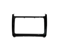 THOQUP Radio Frame Fit For VW POLO 2014 2015 2016 2017 HAOCHEN 2 DIN Car Radio Install Panel Refitting Frame Kit Audio Trim Bezel Faceplate Convenient(Piano black)