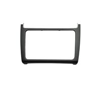 THOQUP Radio Frame Fit For VW POLO 2014 2015 2016 2017 HAOCHEN 2 DIN Car Radio Install Panel Refitting Frame Kit Audio Trim Bezel Faceplate Convenient(Matte black)