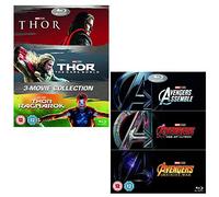 Thor 1-3 (Complete Collection Box-Set) - Avengers 1-3 (Complete Collection Box-Set) - Marvel 6 Movie Bundling Blu-ray
