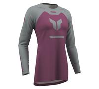 Thor 2026 Womens Ridemode Menace Purple Grey MX Jersey