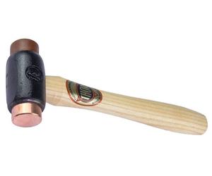 Thor 208 Hammer Copper Hide Two Replaceable Faces Wood Handle Mallet 355G Size A