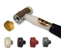 Thor 710 Glazing Hammer with Soft to Hard Nylon Face Pack - Window Mallet 32mm