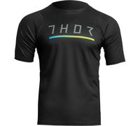 Thor Assist Caliber Shortsleeve Bicycle Jersey, black, size XS
