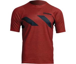 Thor Assist Hazard Shortsleeve Bicycle Jersey, red, size 2XL for Men
