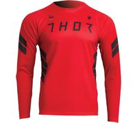 Thor Assist Sting Moto Motorcycle Motorbike Long Sleeves Jersey Black / Red