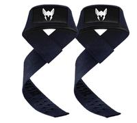 Thor Athletics Lifting Straps Strength Training - Cotton Straps with Silicone Grip - for Power Lifting, Bodybuilding & Deadlifts, Gym Lifting Straps for Men and Women (Viking Blue)