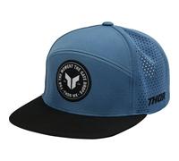 Thor Badge Snapback Cap Durable Perforated Flat Bill Casual Headwear GhostBikes