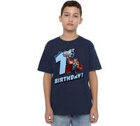 Thor Birthday 1 Unisex Kids T Shirt, Navy, 9-10 Years