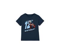 Thor Birthday 12 Kids T-Shirt Navy | Size: 7-8 Years Thor Navy 7-8 Years