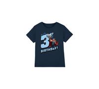 Thor Birthday 3 Kids T-Shirt Navy | Size: 3-4 Years Thor Navy 3-4 Years