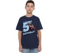 Thor Birthday 5 Unisex Kids T Shirt, Navy, 9-10 Years