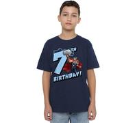 Thor Birthday 7 Unisex Kids T Shirt, Navy, 7-8 Years