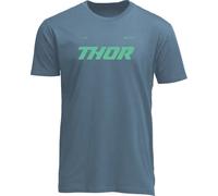 Thor Brave Motorbike Casual T-Shirt Petrol Blue