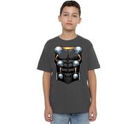 Thor Costume Unisex Kids T Shirt, Charcoal, 9-10 Years