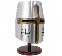 Thor Crusader's Templar's Knight Halloween costumes Helmet (LARP/SCA/Medieval) Silver Rustic Vintage Home Decor Gifts